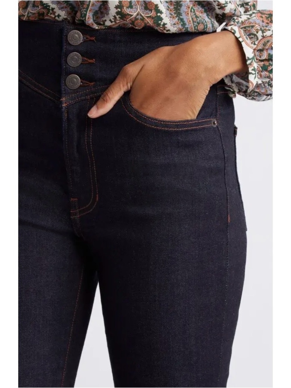 Veronica Beard High-Rise blue Flare Jeans size 30 nwt - Picture 3 of 13
